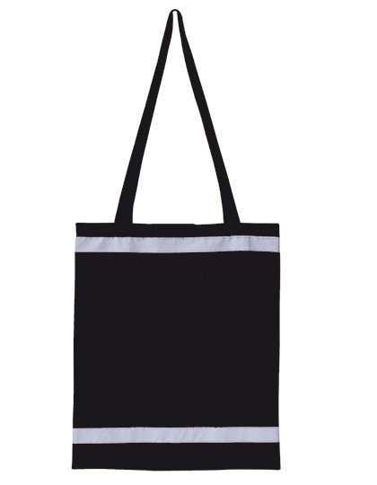 Korntex Warnsac® Reflective Shopping Bag With Long Handles – Black