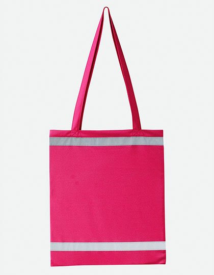 Korntex Warnsac® Reflective Shopping Bag With Long Handles – Magenta
