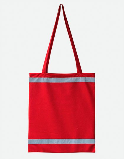 Korntex Warnsac® Reflective Shopping Bag With Long Handles – Red