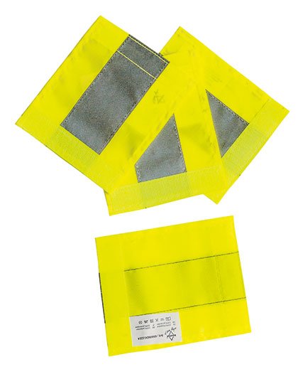 Korntex Hi-Vis Elements With Velcro Rollflektor® (Set Of 4) – Signal Yellow