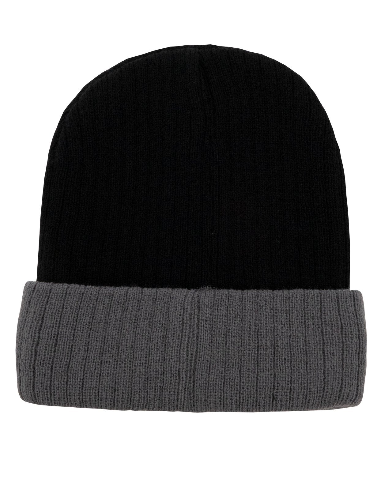 Korntex Two-Tone Beanie – Black / Grey