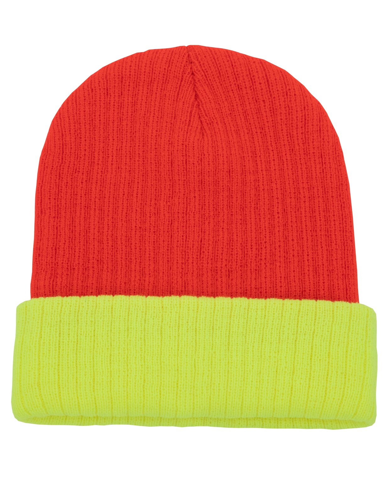 Korntex Two-Tone Beanie – Orange / Yellow