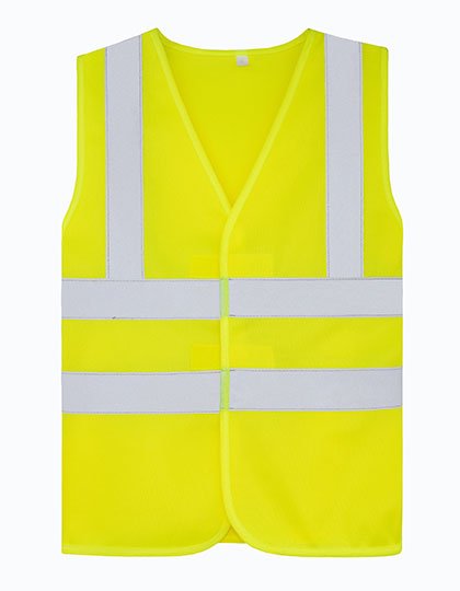 Korntex Childrens Safety Vest Esbjerg - 4 Reflective Stripes – Signal Yellow