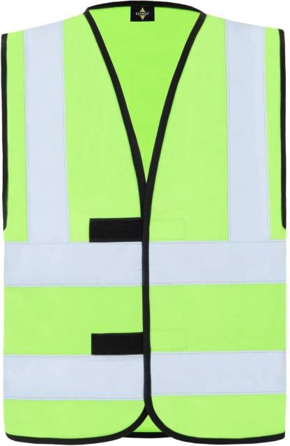 Korntex Hi-Vis Safety Vest With 4 Reflective Stripes Hannover – Lime Green
