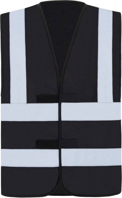 Korntex Hi-Vis Safety Vest With 4 Reflective Stripes Hannover – Black