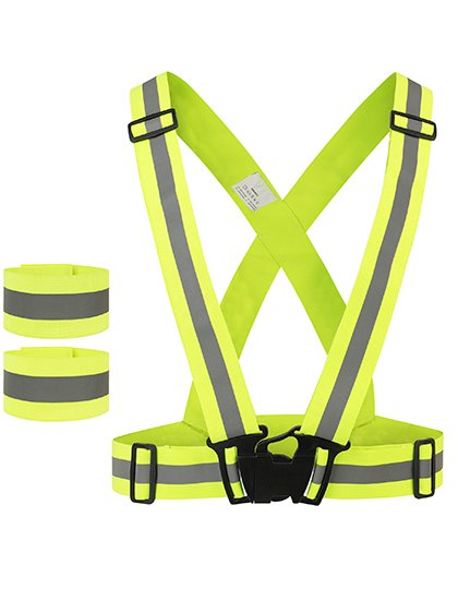 Korntex Elastic Hi-Vis Body Belt Glarus – Signal Yellow