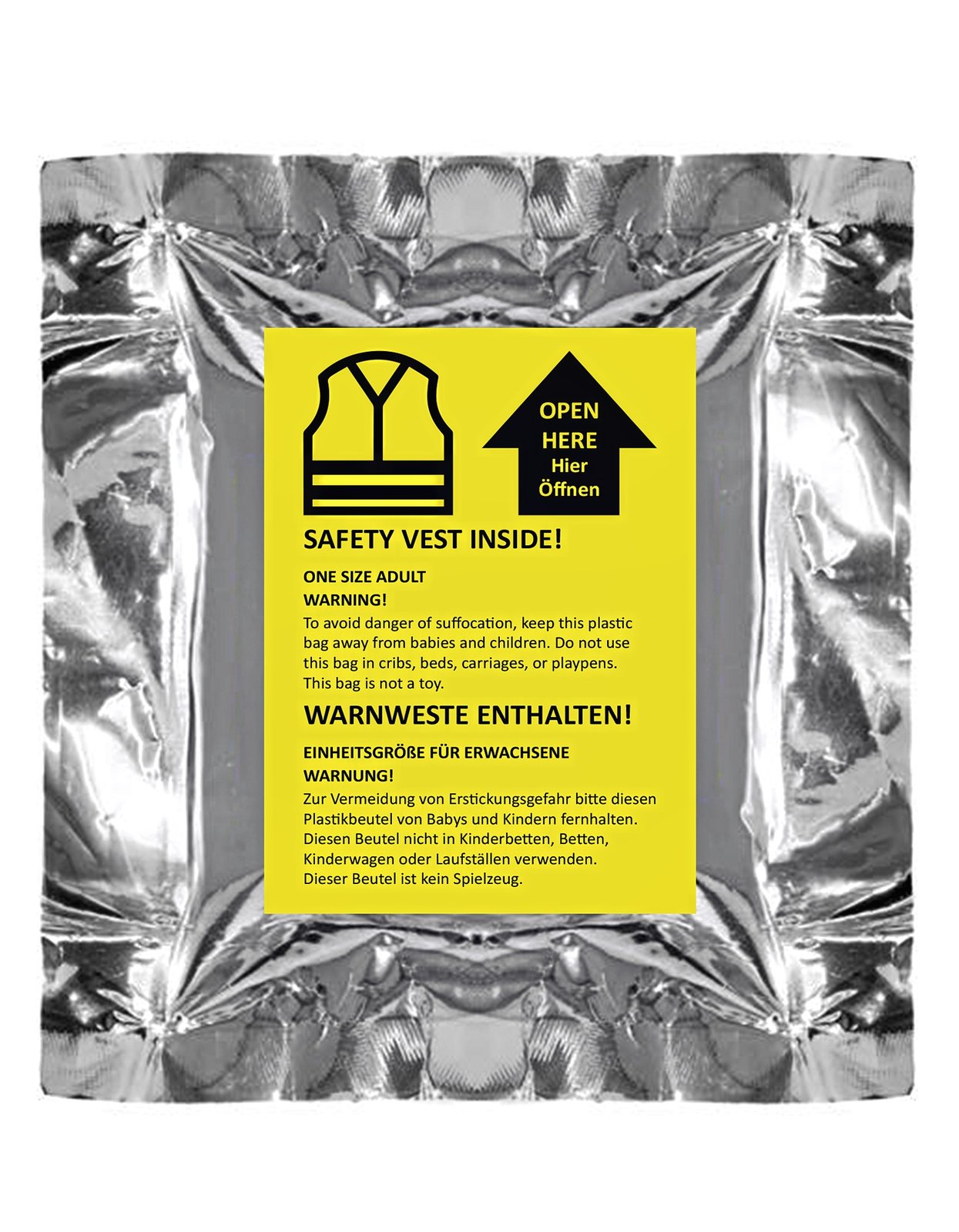 Korntex Safety Vest in mini vacuum packaging “Bottrop”
