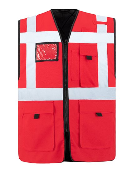 Korntex Padded Comfort Executive Safety Vest Wismar – Red