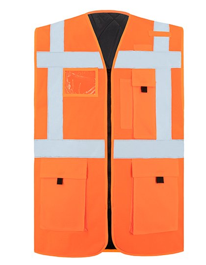 Korntex Padded Comfort Executive Safety Vest Wismar – Signal Orange