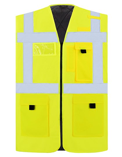 Korntex Padded Comfort Executive Safety Vest Wismar – Signal Yellow