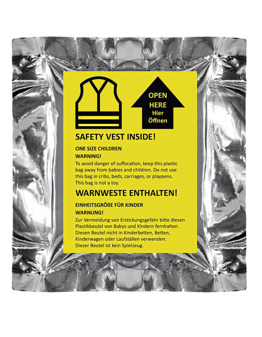 Korntex Children's Safety vest in mini vacuum packaging “Billund”