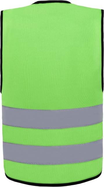 Korntex Kids' Hi-Vis Safety Vest With Front Zipper Aalborg