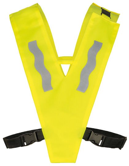 Korntex Kids' Hi-Vis Safety Collar Haiti With Safety Clasp – Signal Yellow