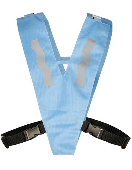 Korntex Kids' Hi-Vis Safety Collar Haiti With Safety Clasp – Sky Blue