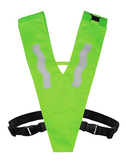 Korntex Kids' Hi-Vis Safety Collar Haiti With Safety Clasp – Neon Green