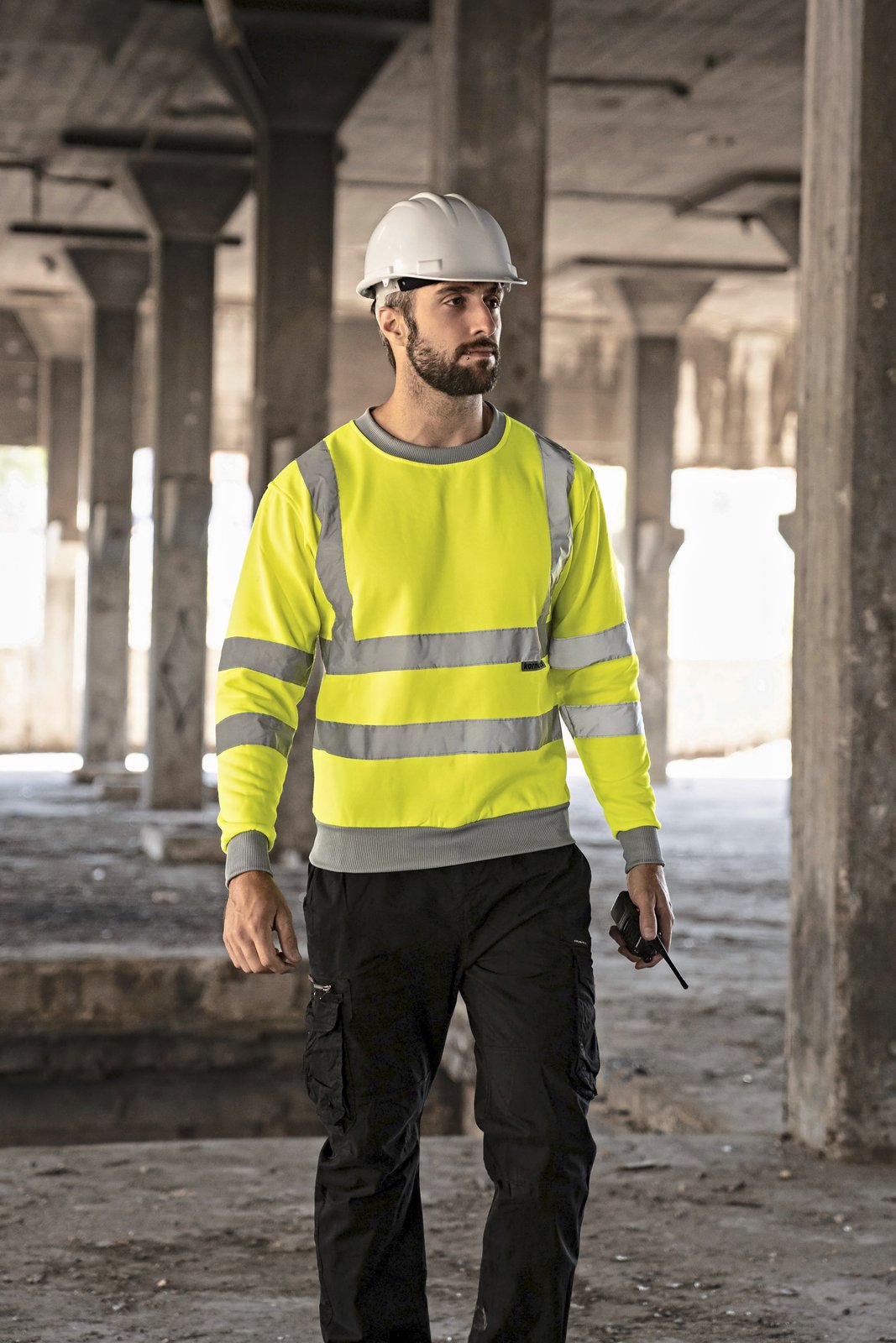 Korntex Hi-Vis Workwear Sweatshirt Limerick