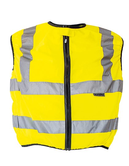 Korntex Hi-Vis Biker Safety Vest Schleiz – Signal Yellow
