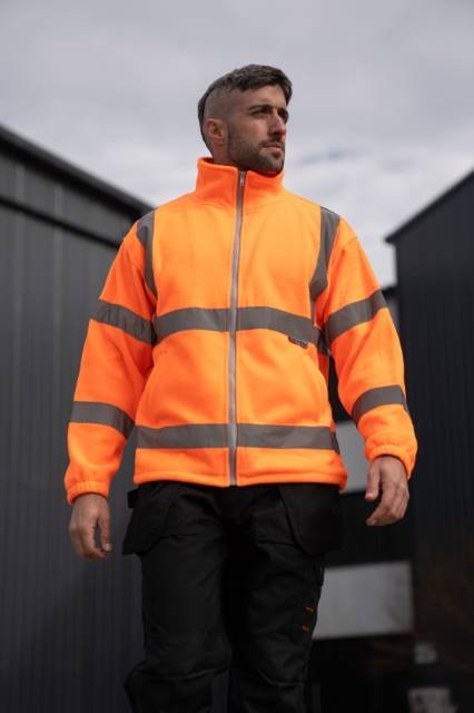 Korntex Hi-Vis Safety Fleece-Jacket Bergen