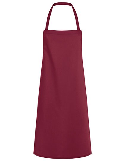 Karlowsky Latzschürze Faro – Bordeaux (ca. Pantone 209C)