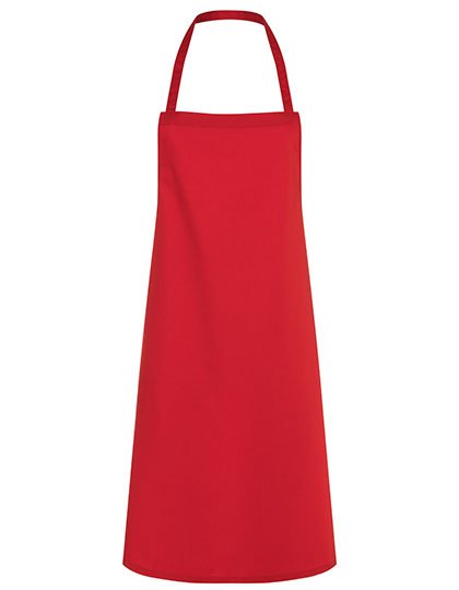 Karlowsky Latzschürze Faro – Red (ca. Pantone 186C)