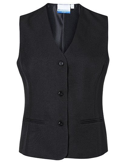 Karlowsky Damenweste Basic – Black (ca. Pantone 419C)