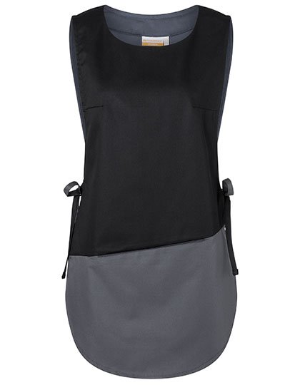 Karlowsky Überwurfkasack Bea – Black (ca. Pantone 419C) / Anthracite (ca. Pantone 7540C)