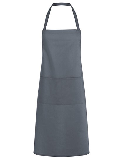 Karlowsky Latzschürze Denmark – Anthracite (ca. Pantone 7540C)