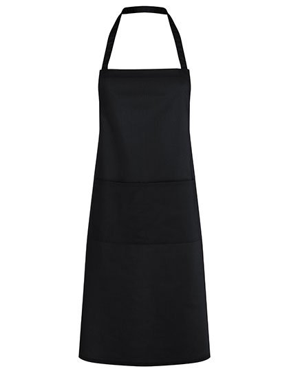Karlowsky Latzschürze Denmark – Black (ca. Pantone 419C)