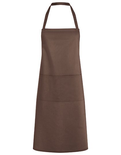Karlowsky Latzschürze Denmark – Light Brown (ca. Pantone 438C)