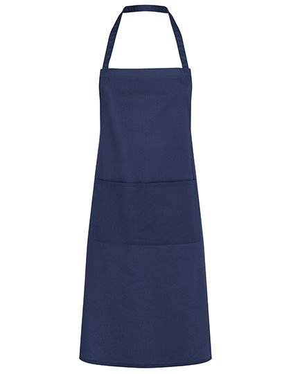 Karlowsky Latzschürze Denmark – Navy (ca. Pantone 533C)