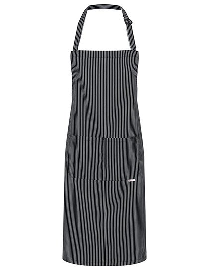 Karlowsky Latzschürze Carlo – Black (ca. Pantone 419C)