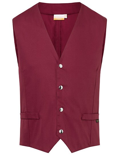 Karlowsky Herrenweste Kai – Bordeaux (ca. Pantone 209C)
