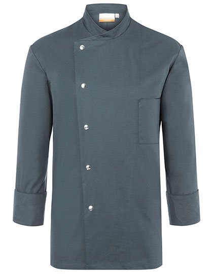 Karlowsky Kochjacke Lars – Anthracite (ca. Pantone 7540C)