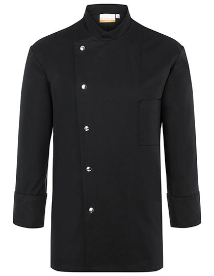Karlowsky Kochjacke Lars – Black (ca. Pantone 419C)
