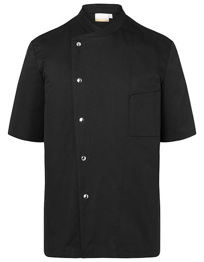 Karlowsky Kochjacke Gustav – Black (ca. Pantone 419C)