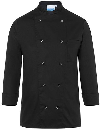 Karlowsky Basic Kochjacke – Black (ca. Pantone 419C)