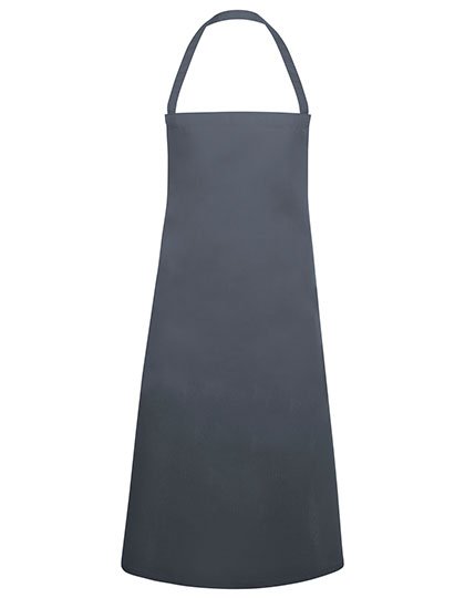 Karlowsky Basic Latzschürze – Anthracite (ca. Pantone 7540C)