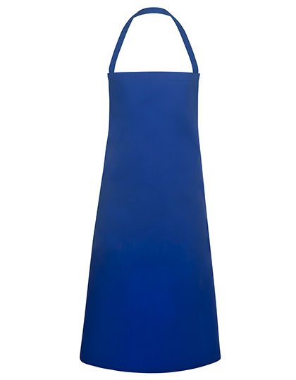 Karlowsky Basic Latzschürze – Blue (ca. Pantone 7686C)
