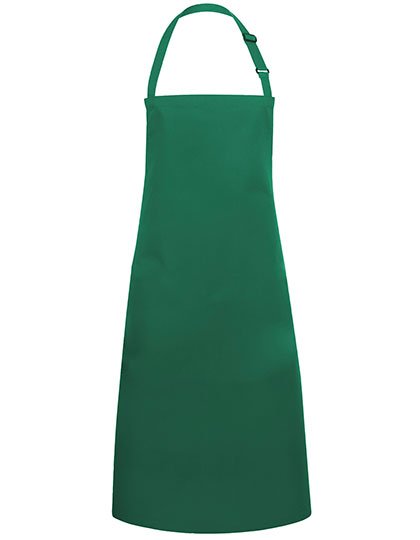 Karlowsky Latzschürze Basic mit Schnalle – Forest Green (ca. Pantone 554C)