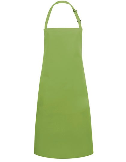 Karlowsky Latzschürze Basic mit Schnalle – Lime (ca. Pantone 4212C)