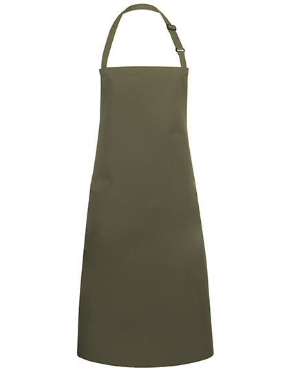 Karlowsky Latzschürze Basic mit Schnalle – Moss Green (ca. Pantone 7764C)