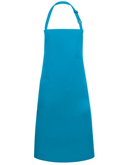 Karlowsky Latzschürze Basic mit Schnalle – Turquoise (ca. Pantone 639C)