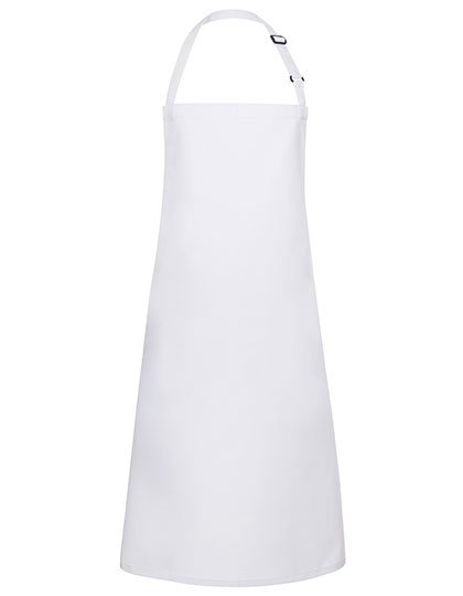 Karlowsky Latzschürze Basic mit Schnalle – White