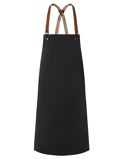 Karlowsky Latzschürze Urban-Generation – Black (ca. Pantone 419C)