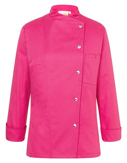 Karlowsky Kochjacke Larissa – Pink (ca. Pantone 7636C)