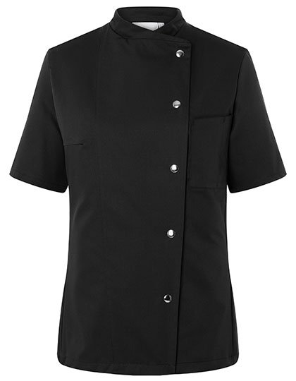 Karlowsky Kochjacke Greta – Black (ca. Pantone 419C)