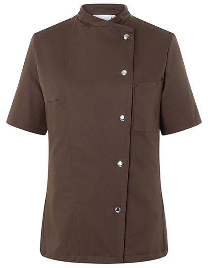 Karlowsky Kochjacke Greta – Light Brown (ca. Pantone 438C)