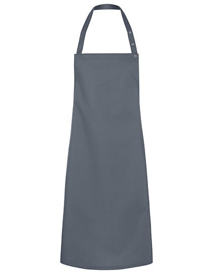Karlowsky Latzschürze Santorini – Anthracite (ca. Pantone 7540C)