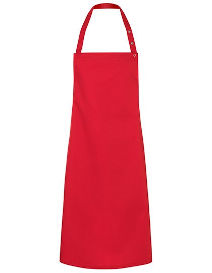 Karlowsky Latzschürze Santorini – Red (ca. Pantone 186C)