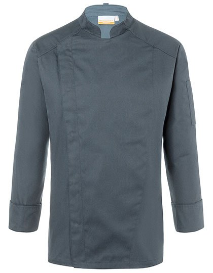Karlowsky Kochjacke Noah – Anthracite (ca. Pantone 7540C)